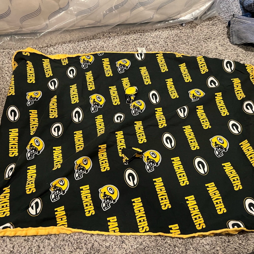 Greenbay Packer Baby Car seat Blanket